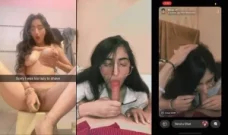 Horny Desi Girl Sucking Lover Dick