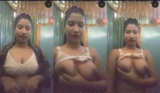 Desi Vlg Girl Shows Boobs