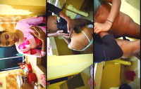 Horny Slim Wife Blowjob and Fucking In Kitchen