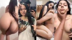 Horny GF Nude Riding Dancing Slapping Ass